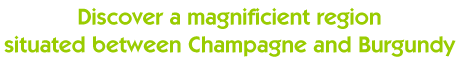 Discover a magnificient region situated between Champagne and Burgundy